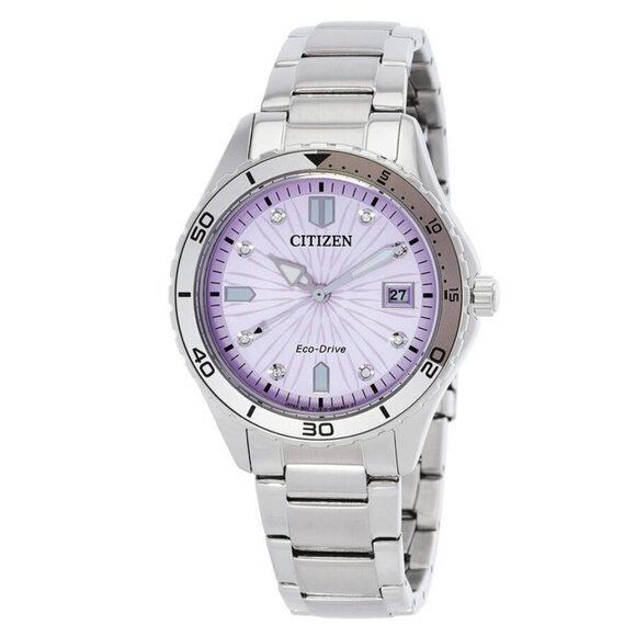 FX03029B NWT Citizen Fashion Ladies Eco-Drive Steel Authentic Watch - Picture 1 of 3